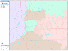 Terre Haute Digital Map Color Cast Style